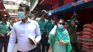 স্বাস্থ্যবিধি মানাতে মাঠে নেমেছে ভ্রাম্যমাণ আদালত