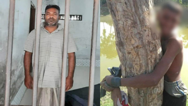 স্কুলছাত্রকে গাছে বেঁধে নির্যাতনকারী গ্রেপ্তার