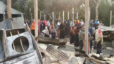 নোয়াখালীতে আগুনে পুড়ে ৬ বসতঘর ছাই, দগ্ধ ১