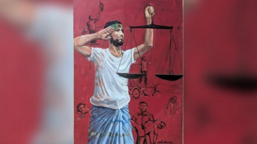 শিক্ষার্থীদের স্যালুট দেওয়া সেই রিকশাচালকের হাতে দাঁড়িপাল্লা 
