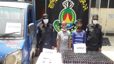 টাঙ্গাইলে ফেনসিডিলসহ আটক ২