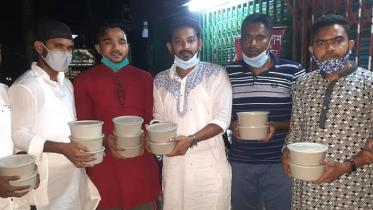 শ্রীমঙ্গলে মানুষের ঘরে ঘরে সেহেরি পৌঁছে দিচ্ছে ছাত্রলীগ