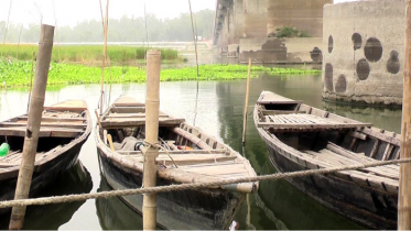 ধরলা নদীতে পানি-মাছ নেই, জেলেদের দুর্দিন