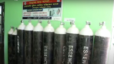নোয়াখালীতে আশা জাগিয়েছে পুলিশ অক্সিজেন ব্যাংক সেবা