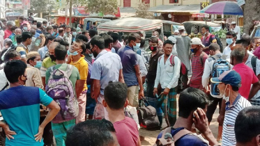 করোনাকালে শার্শার মাঠে কৃষি শ্রমিকের হাট