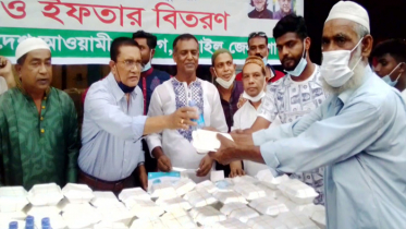 অসহায় মানুষের পাশে নড়াইল জেলা যুবলীগ