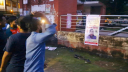 বিএনপি নেতা ফজলুর রহমানের ছবিতে ‘গণজুতা নিক্ষেপ’