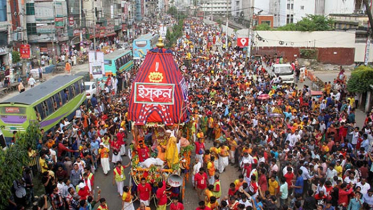 সনাতন ধর্মাবলম্বীদের রথযাত্রা উৎসব শুরু শুক্রবার