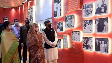 জাতীয় সংসদে বঙ্গবন্ধু প্যাভিলিয়ন উদ্বোধন করলেন প্রধানমন্ত্রী
