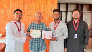 ড. ইউনূসকে বিয়ের দাওয়াত দিলেন সাদিক কায়েম ড. ইউনূসকে বিয়ের দাওয়াত দিলেন সাদিক কায়েম