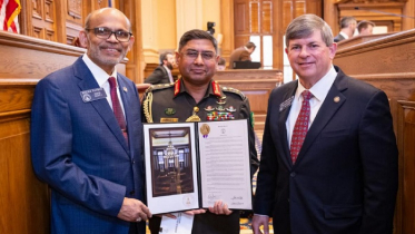 শান্তিরক্ষায় অবদানের জন্য জর্জিয়া অঙ্গরাজ্য হতে সম্মাননা পেল বাংলাদেশ