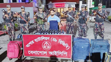 বেনাপোলে ফেনসিডিলসহ মাদক কারবারী আটক