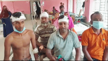 জমি নিয়ে বিরোধ, সন্ত্রাসী হামলায় আহত ৫