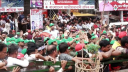 রাজধানীর নয়াপল্টনে বিএনপির শ্রমিক সমাবেশে জনতার ঢল