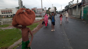 সিত্রাং আতঙ্কে নির্ঘুম রাত কেটেছে বাগেরহাটবাসীর