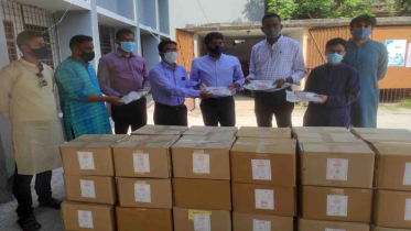 হাসপাতালে এক হাজার আইভি স্যালাইন দিলেন শেখ তন্ময় 