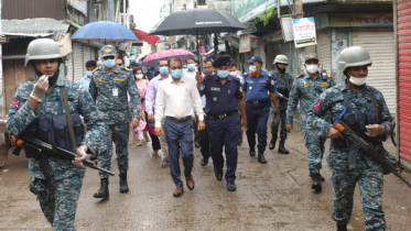 বরগুনায় লকডাউন কার্যকরে কঠোর অবস্থানে প্রশাসন