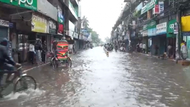 বরিশালে ৬ ঘণ্টায় ১১৬ মিলিলিটার বৃষ্টিপাত, জলাবদ্ধতার সৃষ্টি