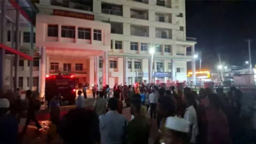 শেবাচিমে আগুন, অক্সিজেন সংকটে ২ রোগীর মৃত্যুর অভিযোগ