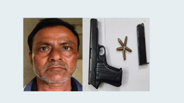 বেনাপোলে অস্ত্র ও গুলিসহ ব্যবসায়ী আটক