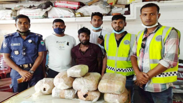 বেনাপোলে ১৫ কেজি গাঁজাসহ গ্রেফতার ১