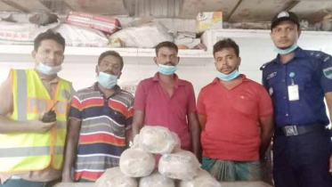 বেনাপোলে ৬ কেজি গাঁজাসহ আটক ৩ 