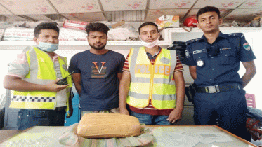 বেনাপোলে গাঁজাসহ গ্রেফতার ১