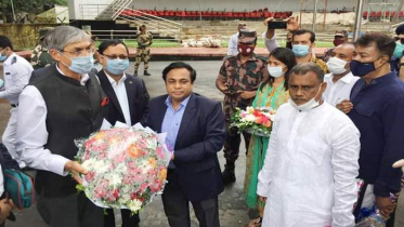 বেনাপোল স্থলবন্দর পরিদর্শনে ভারতে নিযুক্ত বাংলাদেশের হাই কমিশনার