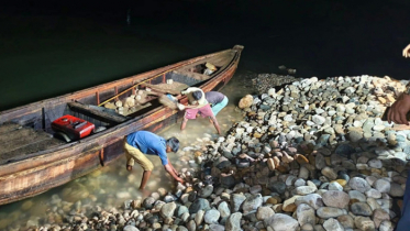 এক রাতে ফিরলো লুটের ১২ হাজার ঘনফুট সাদা পাথর