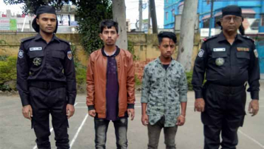 আশুগঞ্জে ২ মাদক ব্যবসায়ী গ্রেপ্তার, পিকআপ জব্দ