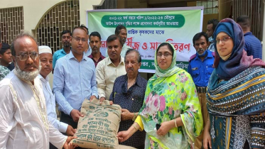 ব্রাহ্মণবাড়িয়ায় কৃষকের মধ্যে বিনামূল্যে সার-বীজ বিতরণ