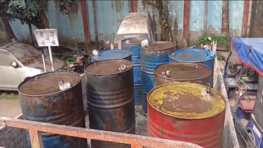 রাতের অন্ধকারে খালাসের সময় ৯ হাজার লিটার পেট্রোল-অকটেন জব্দ