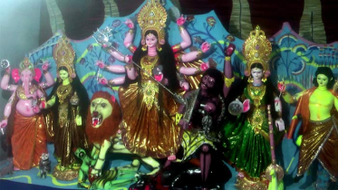 নারীদের নেতৃত্বে চুয়াডাঙ্গায় হচ্ছে দুর্গাপূজা