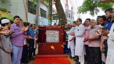 চুয়াডাঙ্গায় রেলওয়ে ওভারপাস নির্মাণ কাজের উদ্বোধন