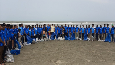 বিশ্ব সমুদ্র দিবস: সাইমান বিচের সৈকত পরিচ্ছন্নতা অভিযান