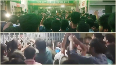 ঢামেকে চিকিৎসকদের সঙ্গে ঢাবি শিক্ষার্থীদের সংঘর্ষ, জরুরি সেবা বন্ধ