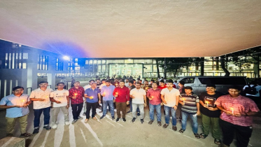 ঢাবির শোক দিবস উপলক্ষে মোমবাতি প্রোজ্জ্বলন