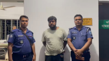 গর্ভবতী স্ত্রীকে পিটিয়ে হত্যার অভিযোগে স্বামীকে পুলিশে সোপর্দ