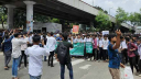 কারিগরি শিক্ষার্থীদের সাতরাস্তা মোড় অবরোধ, শিক্ষকদের সংহতি