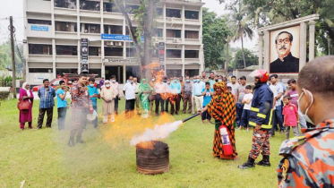 শার্শায় ভূমিকম্প ও অগ্নিকাণ্ড বিষয়ক মহড়া 
