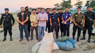দোহারে কারেন্ট জাল ও মা ইলিশ জব্দ