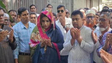 নগরকান্দায় শোকাহত পরিবারে শামা ওবায়েদ, অসুস্থ প্রবীণ নেতার খোঁজখবর নিলেন