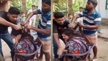 চুল কেটে প্রবাসীর স্ত্রীকে নির্যাতনের ভিডিও ভাইরাল, ২ যুবকের সন্ধানে পুলিশ চুল কেটে প্রবাসীর স্ত্রীকে নির্যাতনের ভিডিও ভাইরাল, ২ যুবকের সন্ধানে পুলিশ