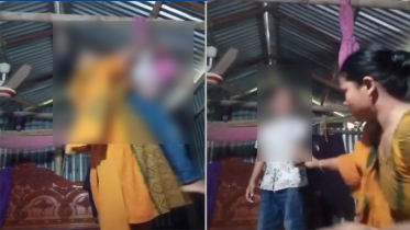 গলায় ফাঁস দিয়ে সন্তানকে হত্যা চেষ্টা, ভিডিও পাঠান প্রবাসী স্বামীর কাছে