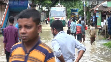 ফুলগাজীতে বাঁধ ভেঙ্গে ফের লোকালয় প্লাবিত