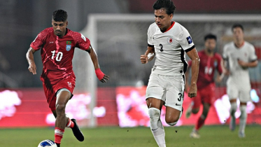 ম্যাচে শেষ মুহূর্তে গোলে জয় হাতছাড়া বাংলাদেশের