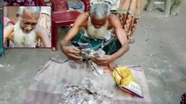 বাক্সে জমানো ২ লাখ টাকা উইপোকায় কেটে ছিন্নভিন্ন, কৃষকের কান্না বাক্সে জমানো ২ লাখ টাকা উইপোকায় কেটে ছিন্নভিন্ন, কৃষকের কান্না