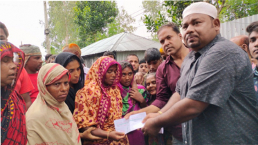 বজ্রপাতে নিহত ৫ পরিবারের পাশে মেয়র নজরুল