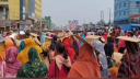 ঢাকা-ময়মনসিংহ মহাসড়ক অবরোধ করে শ্রমিকদের‌ বিক্ষোভ