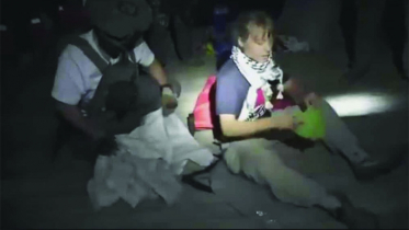 ইসরায়েলি বাহিনীর হাতে আটক জলবায়ু কর্মী গ্রেটা থুনবার্গ